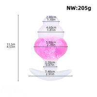 4.53in Luminous Silicone Anal Beads Dildo Anal Love Toy For Women
