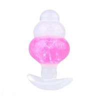 4.53in Luminous Silicone Anal Beads Dildo Anal Love Toy For Women