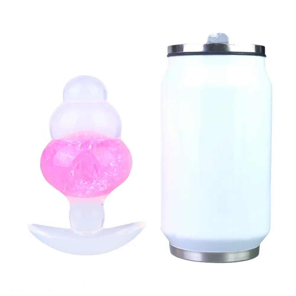4.53in Luminous Silicone Anal Beads Dildo Anal Love Toy For Women