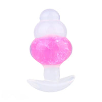 4.53in Luminous Silicone Anal Beads Dildo Anal Love Toy For Women