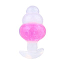 4.53in Luminous Silicone Anal Beads Dildo Anal Love Toy For Women