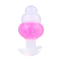 4.53in Luminous Silicone Anal Beads Dildo Anal Love Toy For Women