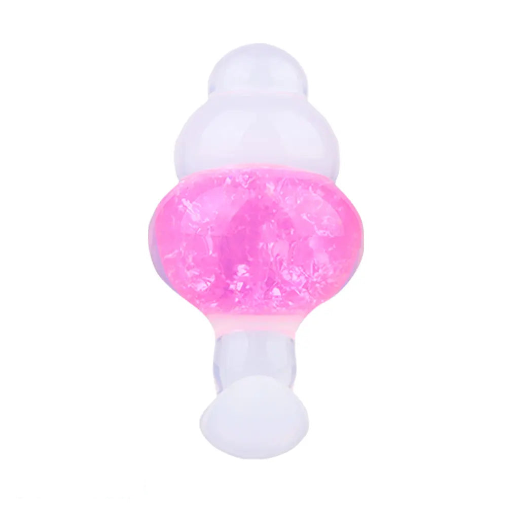 4.53in Luminous Silicone Anal Beads Dildo Anal Love Toy For Women