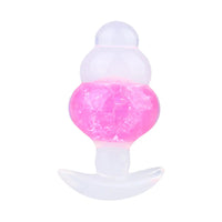4.53in Luminous Silicone Anal Beads Dildo Anal Love Toy For Women