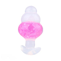 4.53in Luminous Silicone Anal Beads Dildo Anal Love Toy For Women