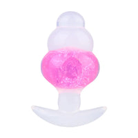 4.53in Luminous Silicone Anal Beads Dildo Anal Love Toy For Women