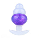 4.53in Luminous Silicone Anal Beads Dildo Anal Love Toy For Women