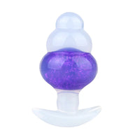 4.53in Luminous Silicone Anal Beads Dildo Anal Love Toy For Women
