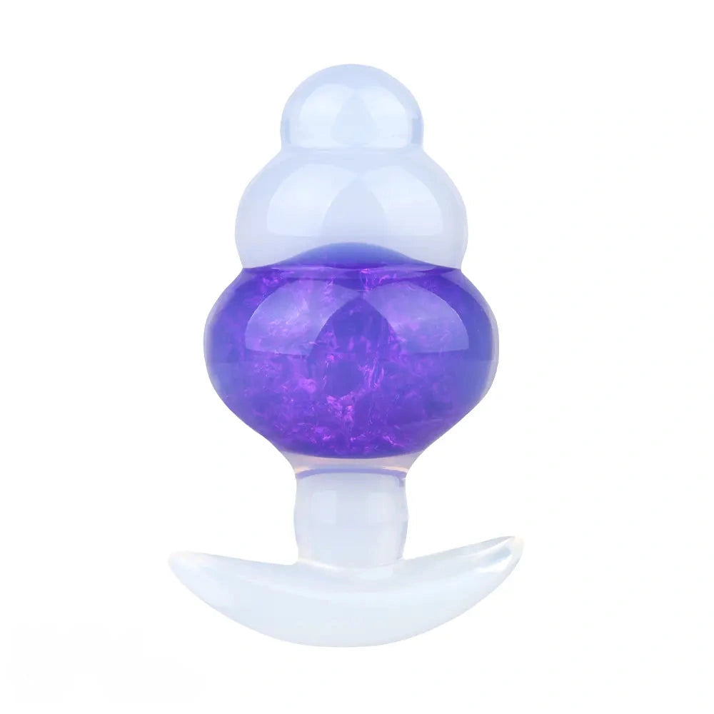 4.53in Luminous Silicone Anal Beads Dildo Anal Love Toy For Women