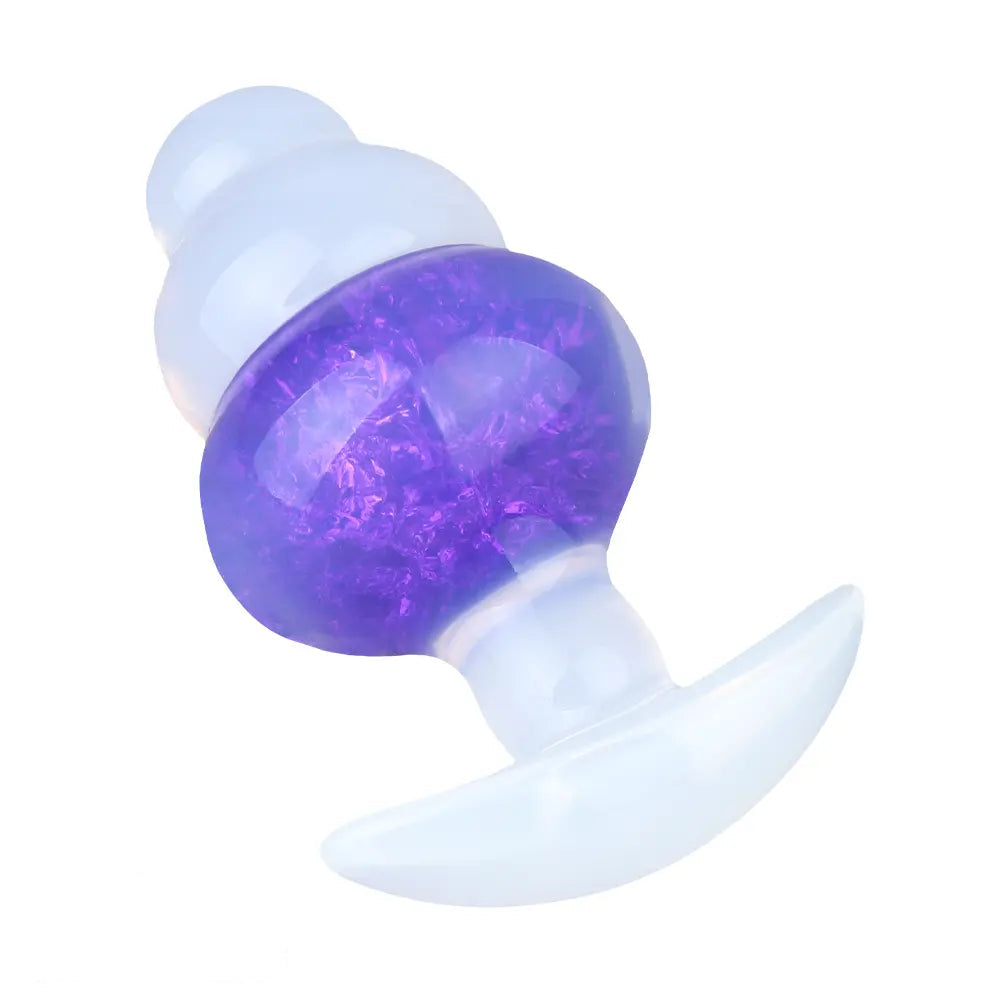 4.53in Luminous Silicone Anal Beads Dildo Anal Love Toy For Women