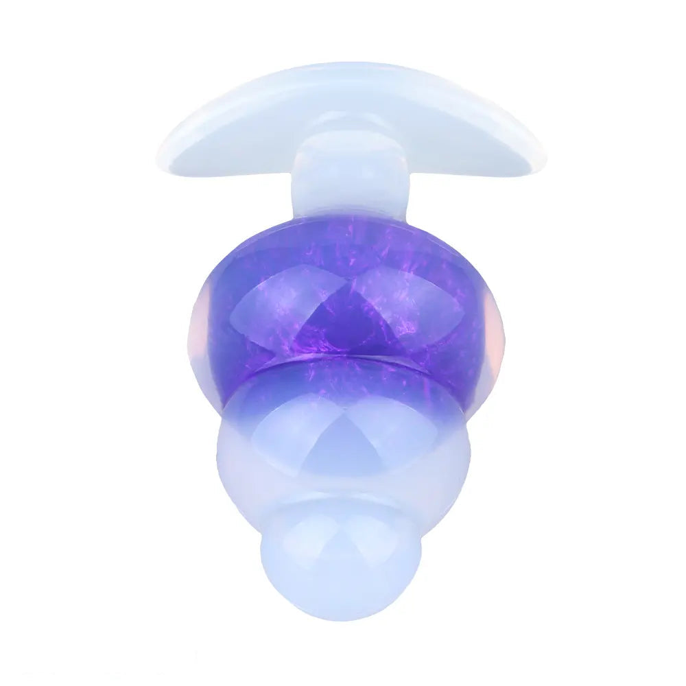 4.53in Luminous Silicone Anal Beads Dildo Anal Love Toy For Women