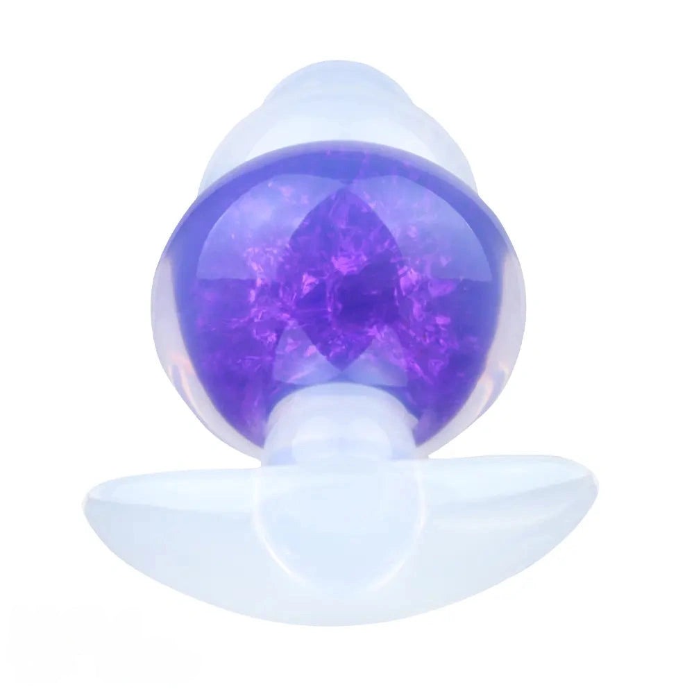 4.53in Luminous Silicone Anal Beads Dildo Anal Love Toy For Women