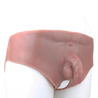 4.53in Realistic Small Solid Dildo Panty Vaginal Opening Bilateral Cock Toy