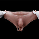 4.53in Realistic Small Solid Dildo Panty Vaginal Opening Bilateral Cock Toy