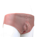 4.53in Realistic Small Solid Dildo Panty Vaginal Opening Bilateral Cock Toy