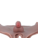4.53in Realistic Small Solid Dildo Panty Vaginal Opening Bilateral Cock Toy