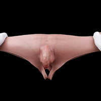 4.53in Realistic Small Solid Dildo Panty Vaginal Opening Bilateral Cock Toy