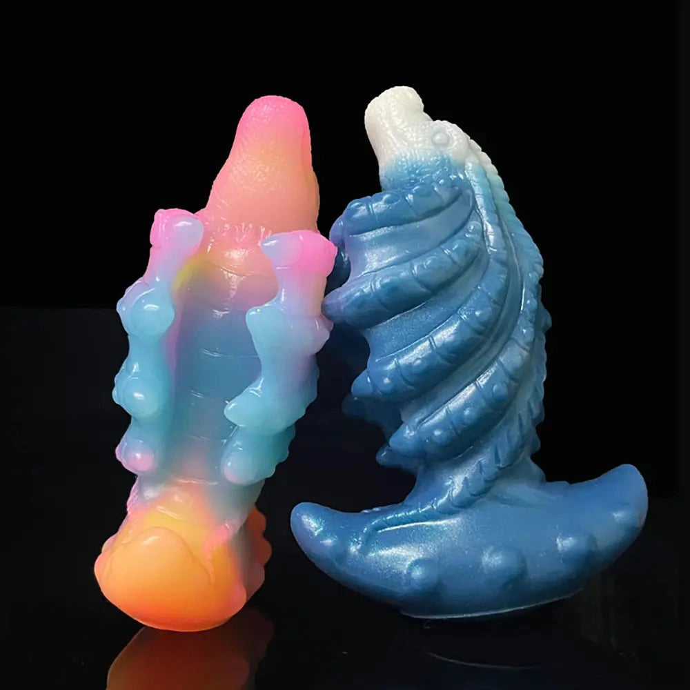4.53in Small Fish Design Spiral Fantasy Dildo For Clit G-Spot Stimulation