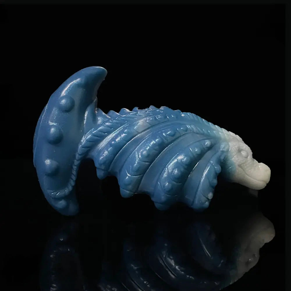 4.53in Small Fish Design Spiral Fantasy Dildo For Clit G-Spot Stimulation