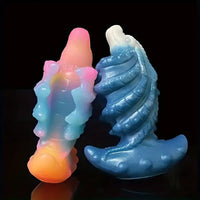 4.53in Small Seahorse Soft Silicone Fantasy Monster Women Dildo