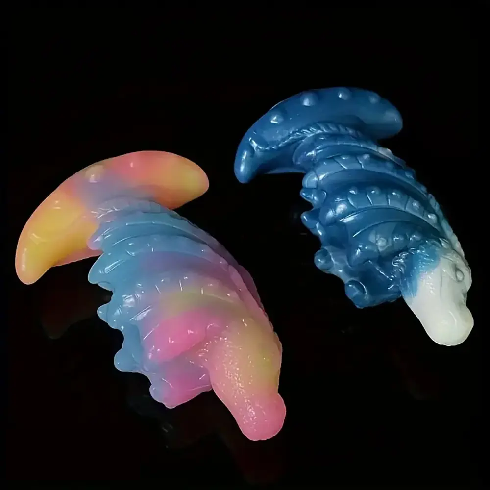 4.53in Small Seahorse Soft Silicone Fantasy Monster Women Dildo