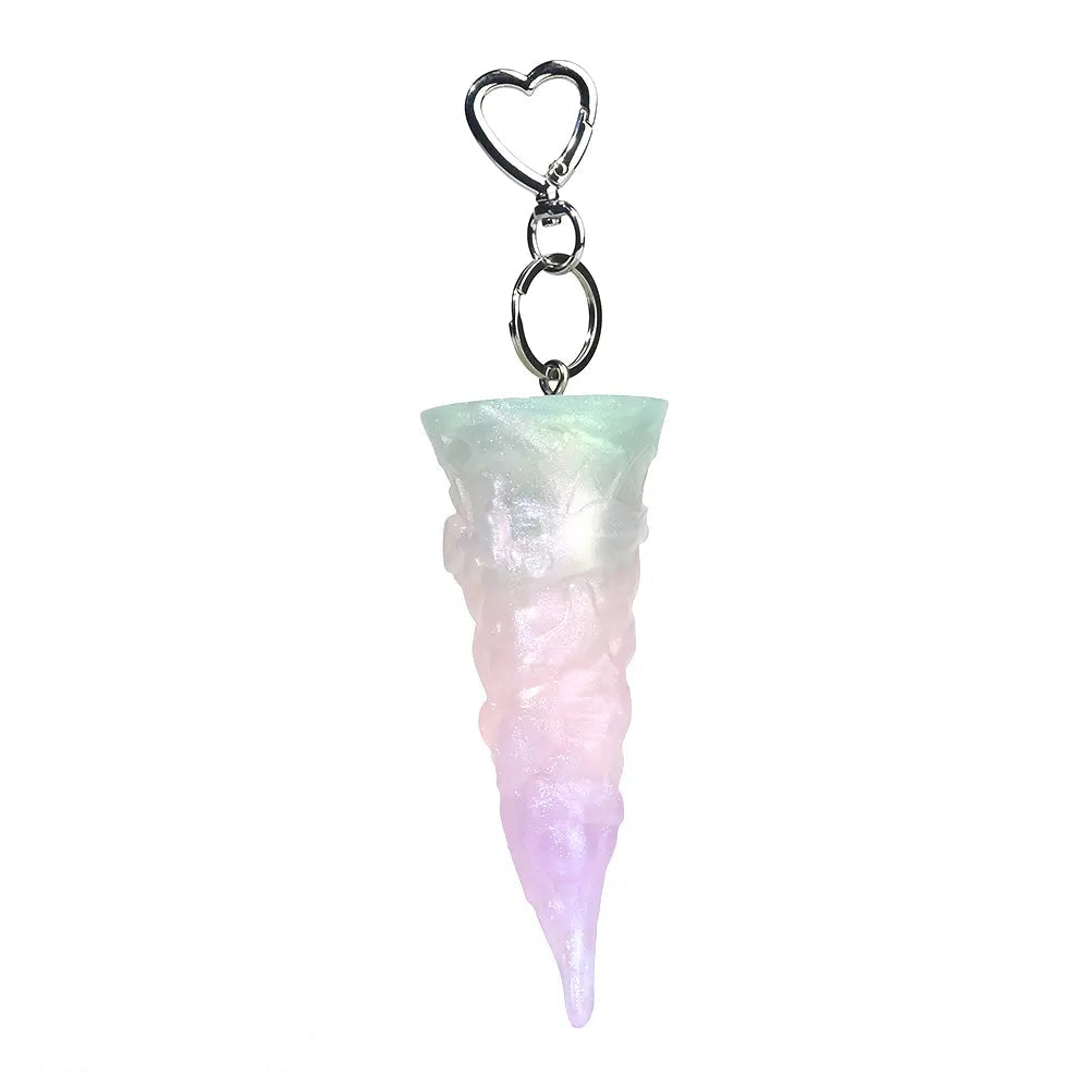 4.56in 4.72in 5.7in 6.81in 7.91in Ice Cream Silicone Fantasy Dildo Pendant