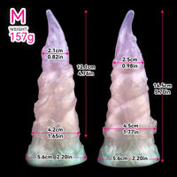 4.56in 4.72in 5.7in 6.81in 7.91in Ice Cream Silicone Fantasy Dildo Pendant