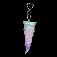 4.56in 4.72in 5.7in 6.81in 7.91in Ice Cream Silicone Fantasy Dildo Pendant