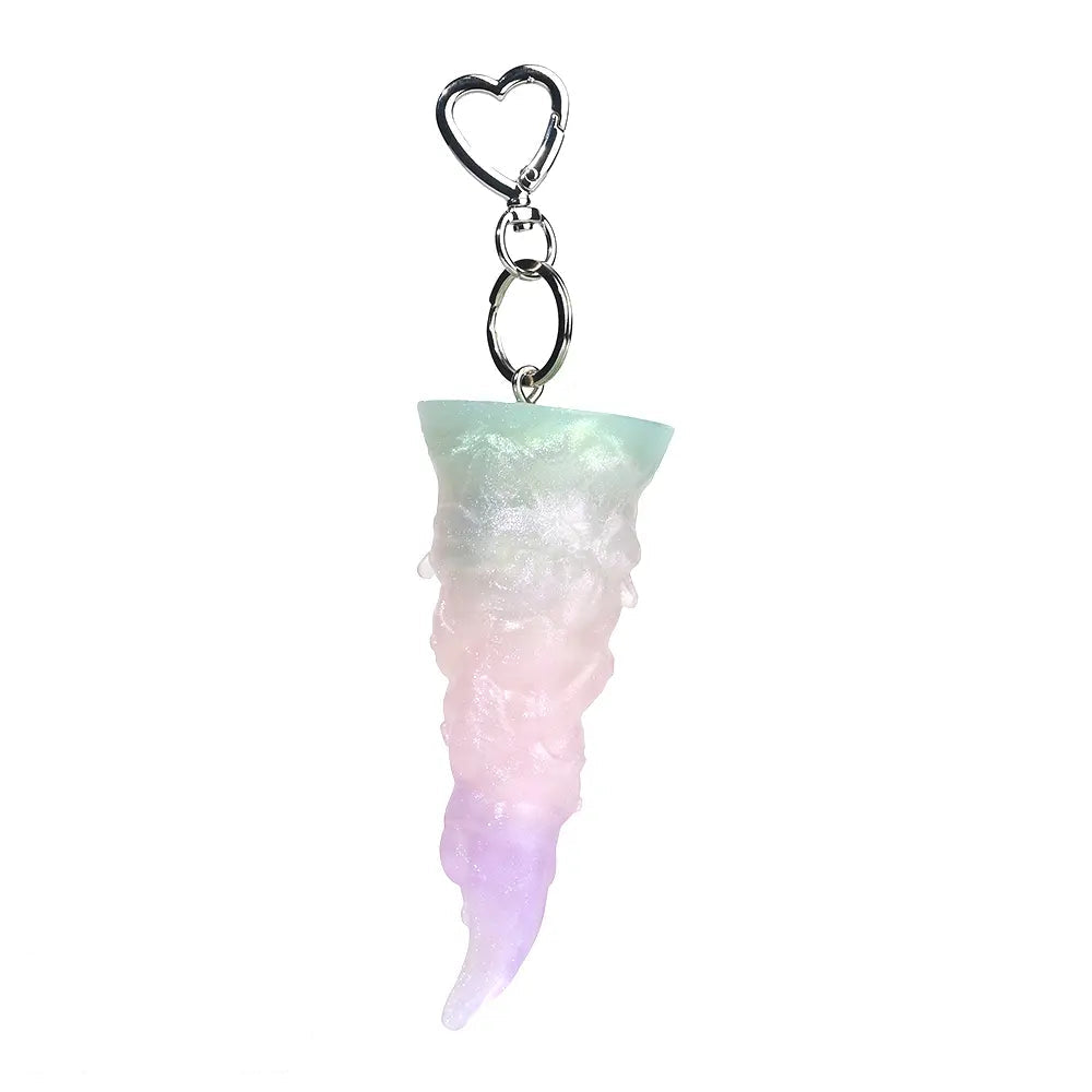 4.56in 4.72in 5.7in 6.81in 7.91in Ice Cream Silicone Fantasy Dildo Pendant