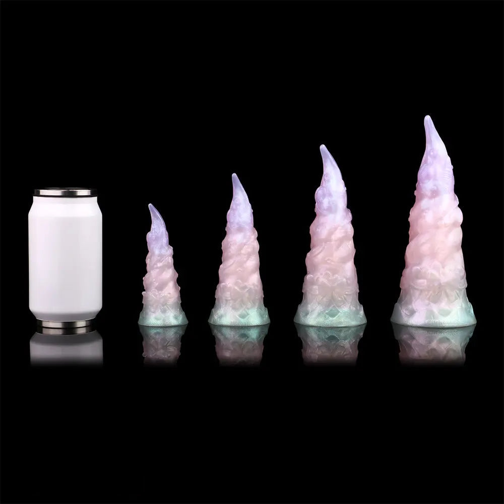 4.56in 4.72in 5.7in 6.81in 7.91in Ice Cream Silicone Fantasy Dildo Pendant
