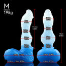 4.56in 5.9in 6.81in 8.07in Dog Knot Silicone Soft Fantasy Cock Dildo