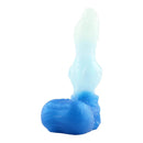 4.56in 5.9in 6.81in 8.07in Dog Knot Silicone Soft Fantasy Cock Dildo