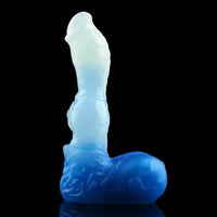 4.56in 5.9in 6.81in 8.07in Dog Knot Silicone Soft Fantasy Cock Dildo