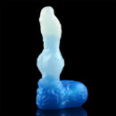 4.56in 5.9in 6.81in 8.07in Dog Knot Silicone Soft Fantasy Cock Dildo