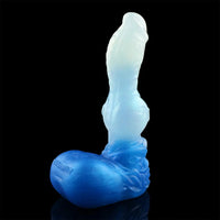 4.56in 5.9in 6.81in 8.07in Dog Knot Silicone Soft Fantasy Cock Dildo