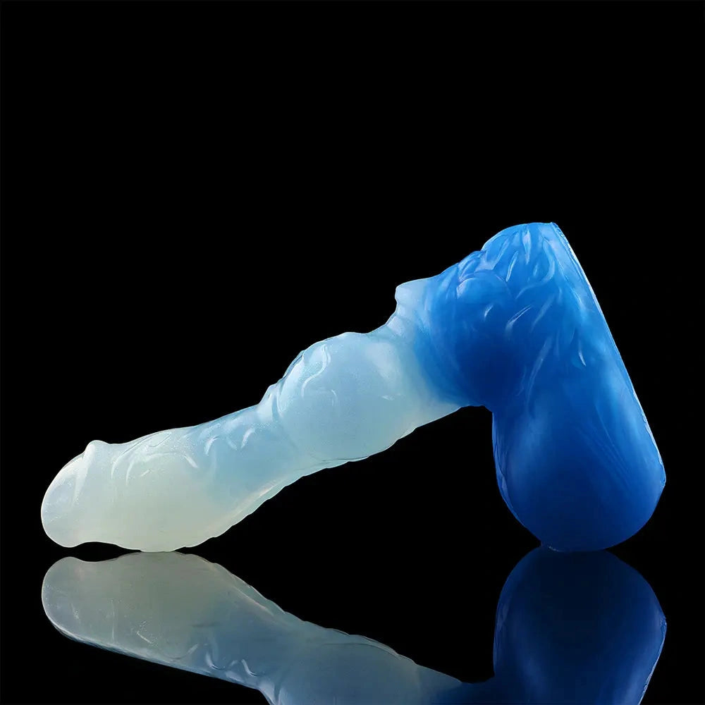 4.56in 5.9in 6.81in 8.07in Dog Knot Silicone Soft Fantasy Cock Dildo