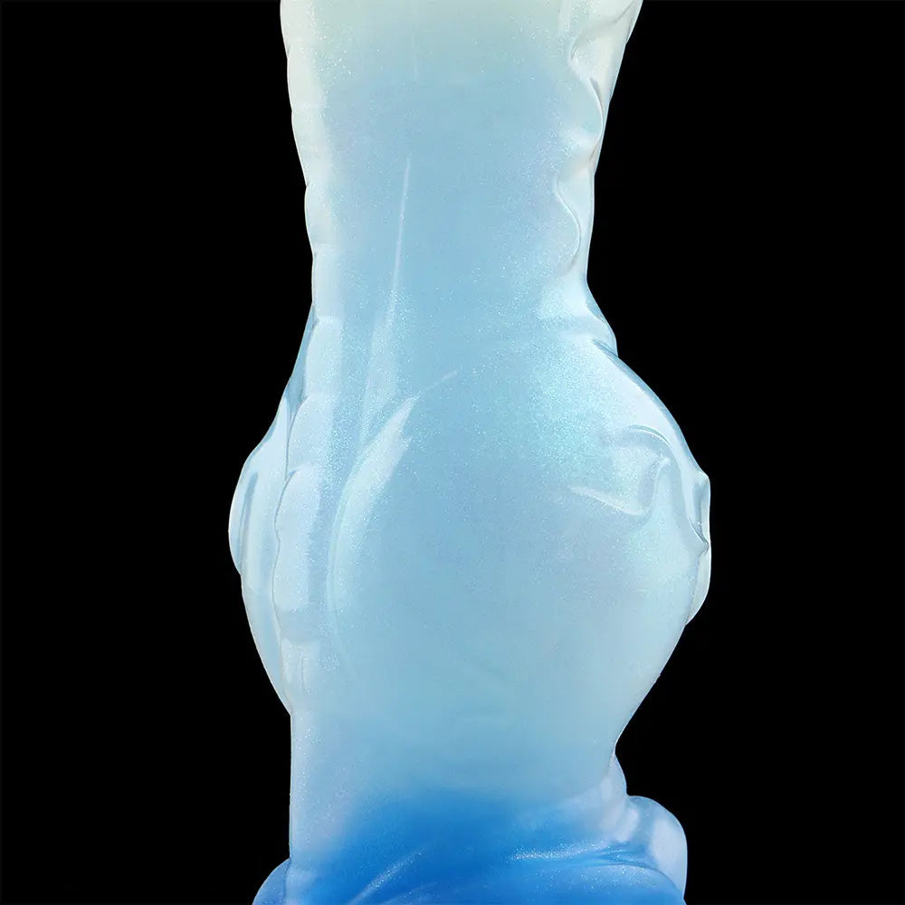 4.56in 5.9in 6.81in 8.07in Dog Knot Silicone Soft Fantasy Cock Dildo