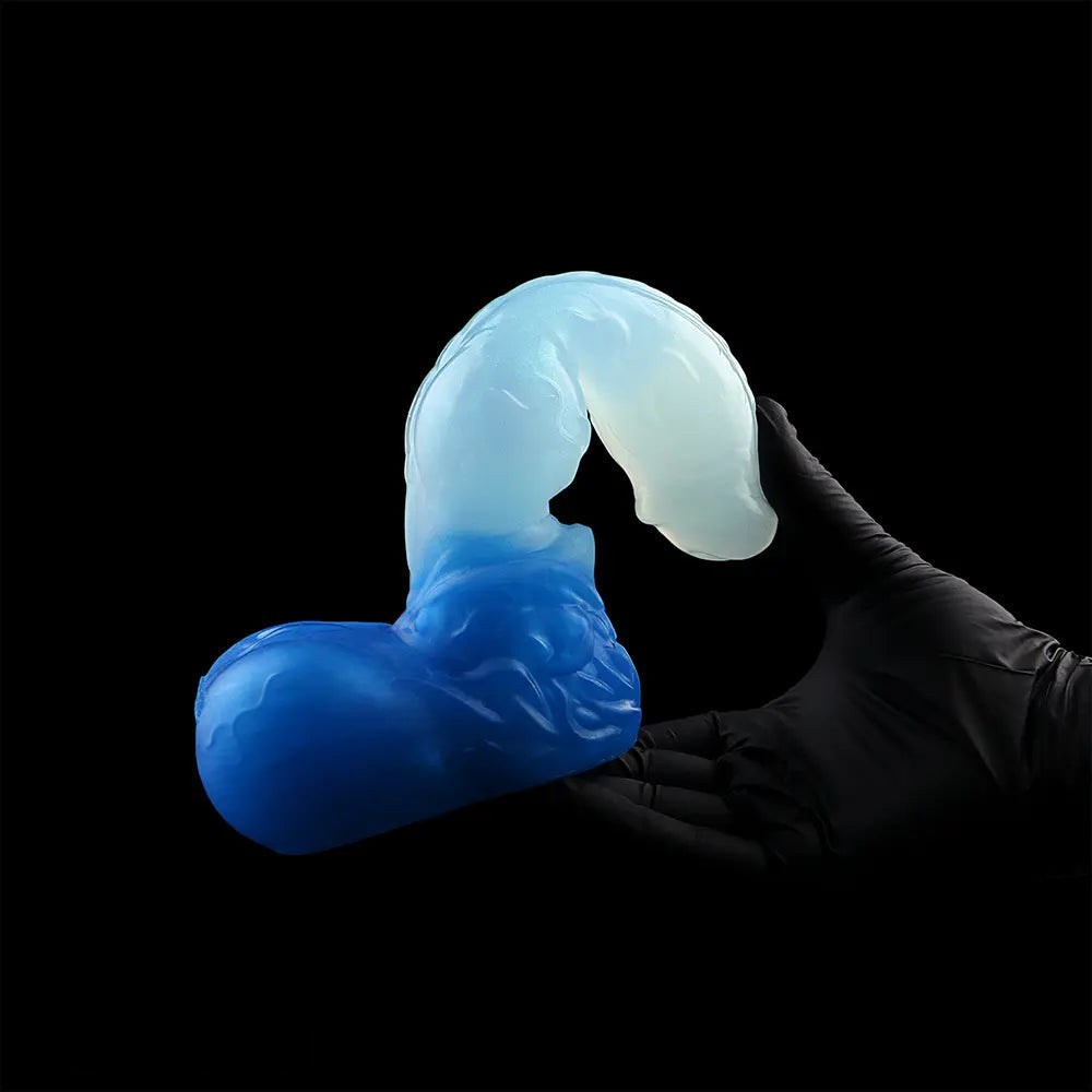 4.56in 5.9in 6.81in 8.07in Dog Knot Silicone Soft Fantasy Cock Dildo