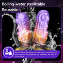 4.56in Gromsa Tentacle Silicone Soft Dildo Sleeve Cock Extender