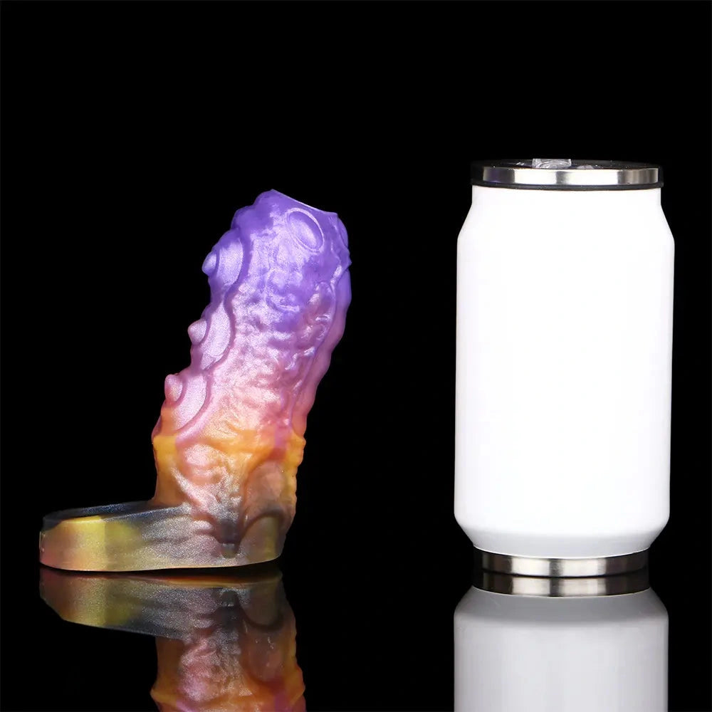 4.56in Gromsa Tentacle Silicone Soft Dildo Sleeve Cock Extender