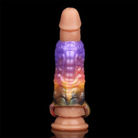 4.56in Gromsa Tentacle Silicone Soft Dildo Sleeve Cock Extender