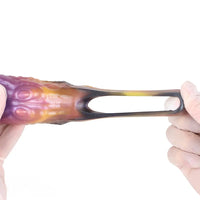 4.56in Gromsa Tentacle Silicone Soft Dildo Sleeve Cock Extender