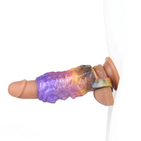 4.56in Gromsa Tentacle Silicone Soft Dildo Sleeve Cock Extender