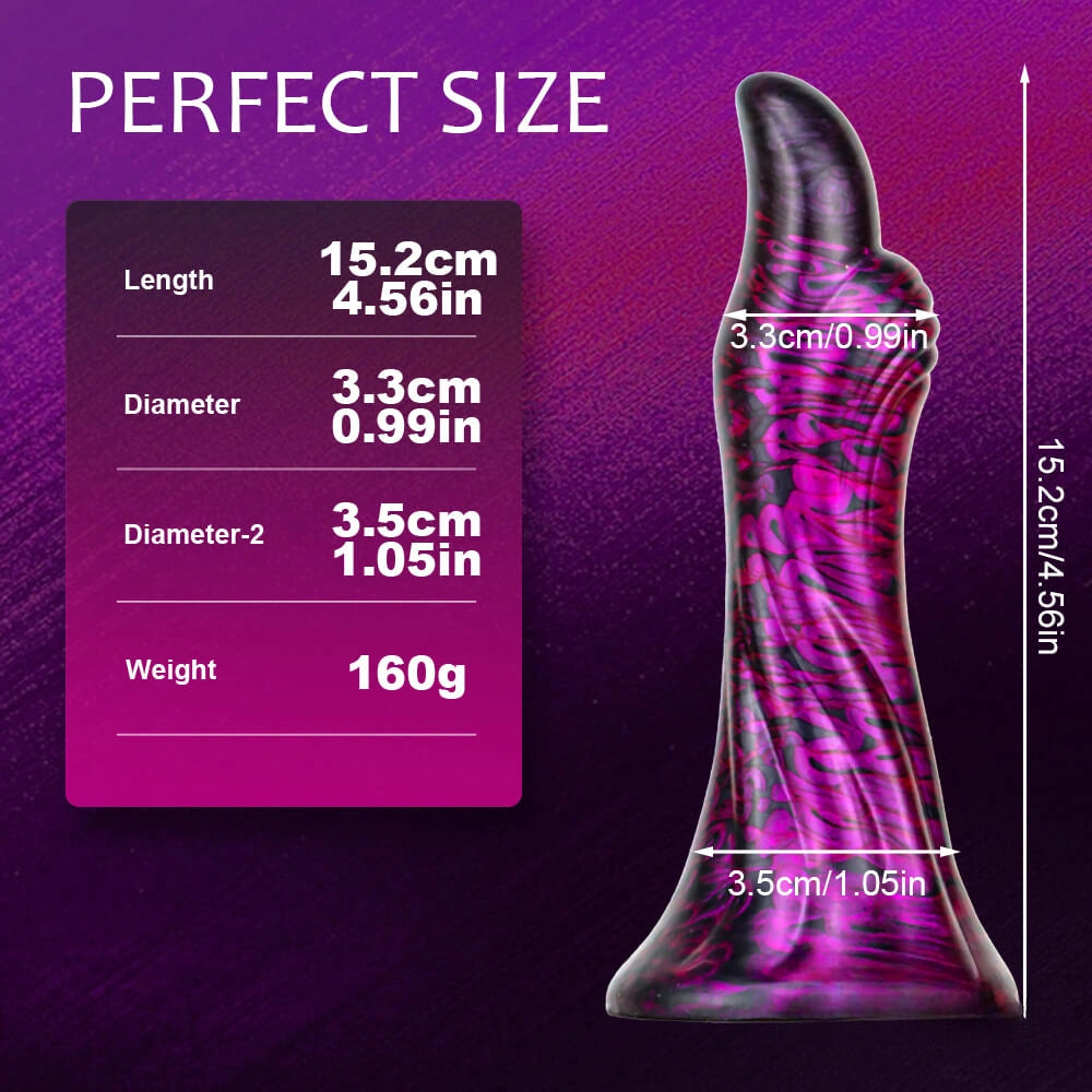 4.56in Thumb Small Finger Dildo Fantasy Lifelike Love Sex Toy
