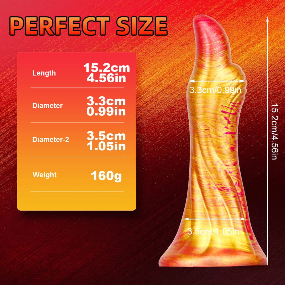 4.56in Thumb Small Finger Dildo Fantasy Lifelike Love Sex Toy