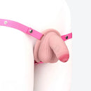 4.57in Real Hollow Chastity Cage Dildo For Women Men Gay Cock Toy