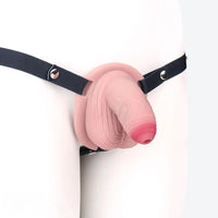 4.57in Real Hollow Chastity Cage Dildo For Women Men Gay Cock Toy
