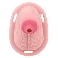 4.57in Real Hollow Chastity Cage Dildo For Women Men Gay Cock Toy