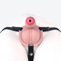 4.57in Real Hollow Chastity Cage Dildo For Women Men Gay Cock Toy