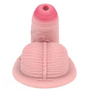 4.57in Real Hollow Chastity Cage Dildo For Women Men Gay Cock Toy